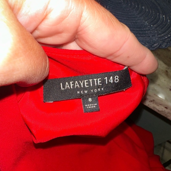 Lafayette 148 New York Jude pleated shift dress size 8 - Picture 11 of 12